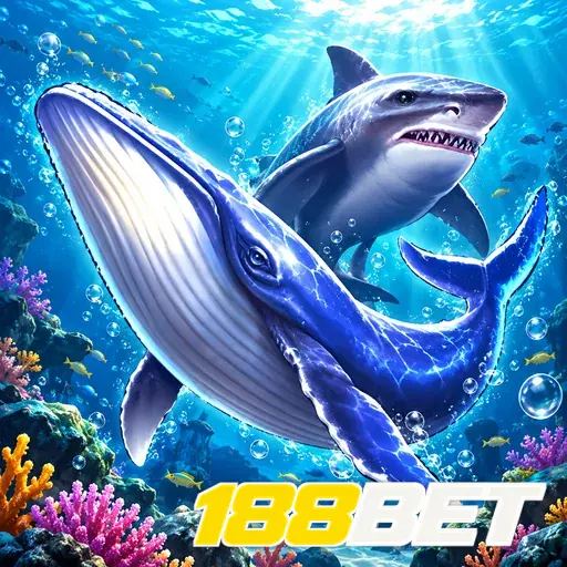 188BET — ilustração de uma baleia no oceano