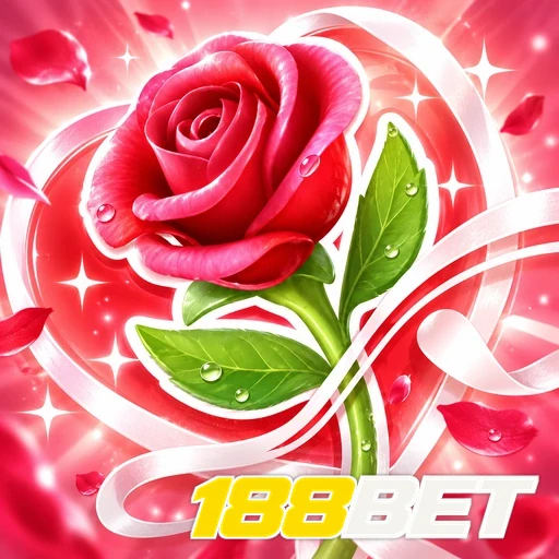 188BET — ilustração de uma rosa cor-de-rosa
